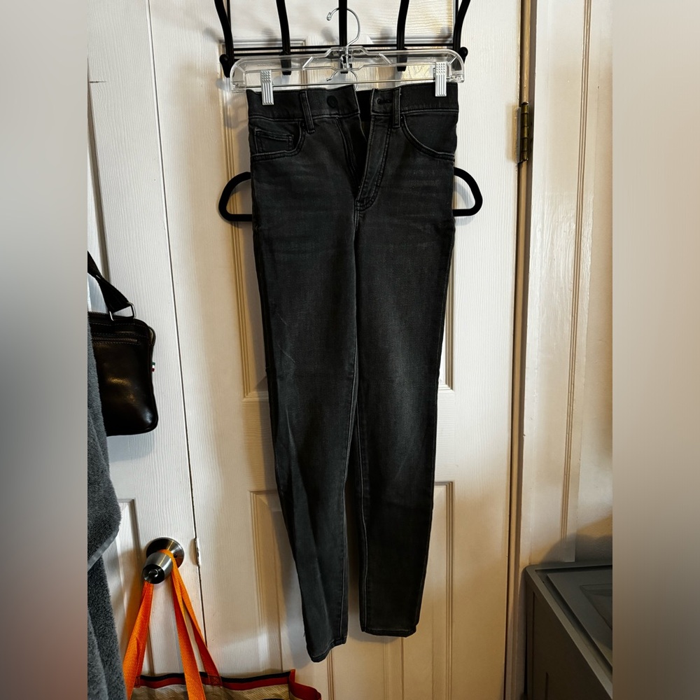 Express Grey Skinny Jeans